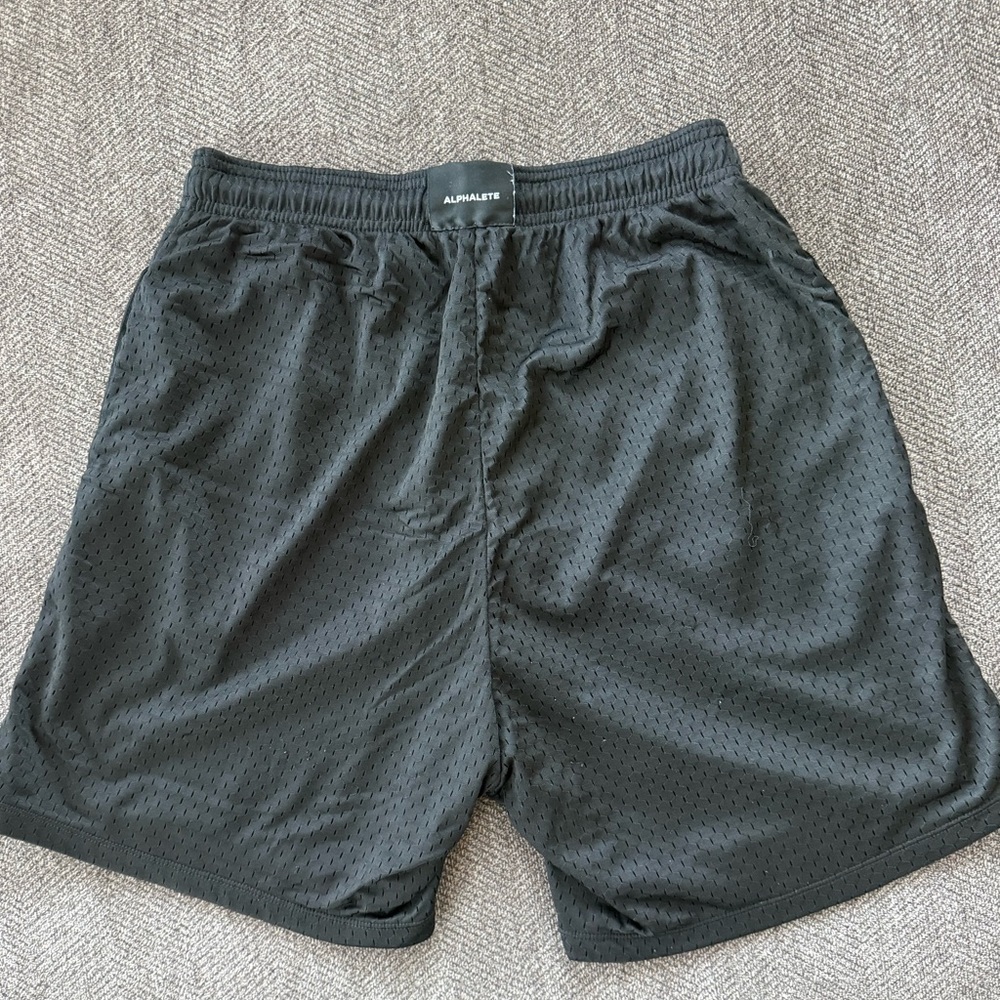 Alphalete Black Basketball Style Shorts - Unisex - Picture 2 of 4